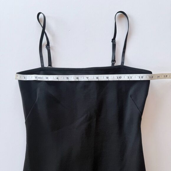 NWT L'Agence Delina Spaghetti Strap Mini Sheath Dress in Black Size XXS - Picture 15 of 16